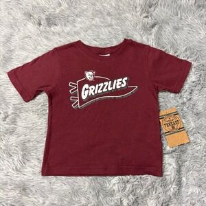 Rivalry Threads Cotton Short Sleeve T-Shirt Marron Montana Grizzlies Toddler 2T
